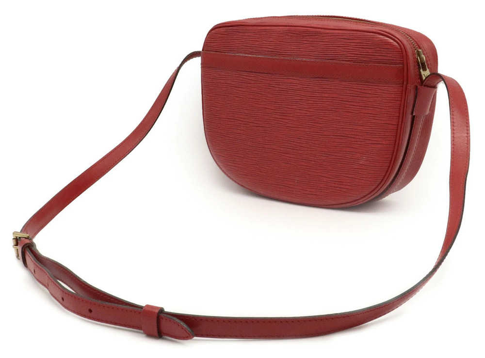 Louis Vuitton Bag Epi Jeune Fille Crossbody Red Shoulder Leather Castilian